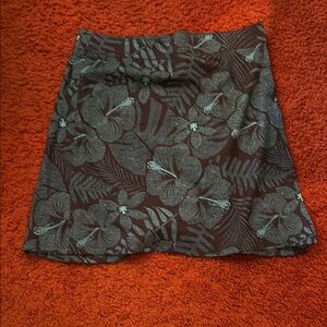 Floral Brown Skirt